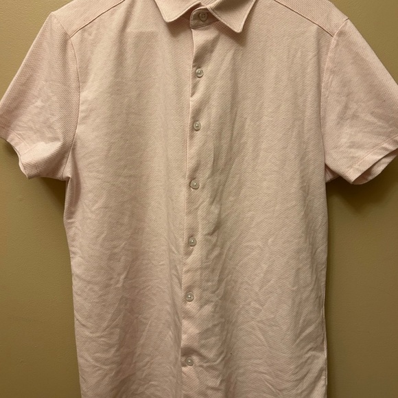 Robert Barakett Other - Men's Pink Short Sleeve Shirt